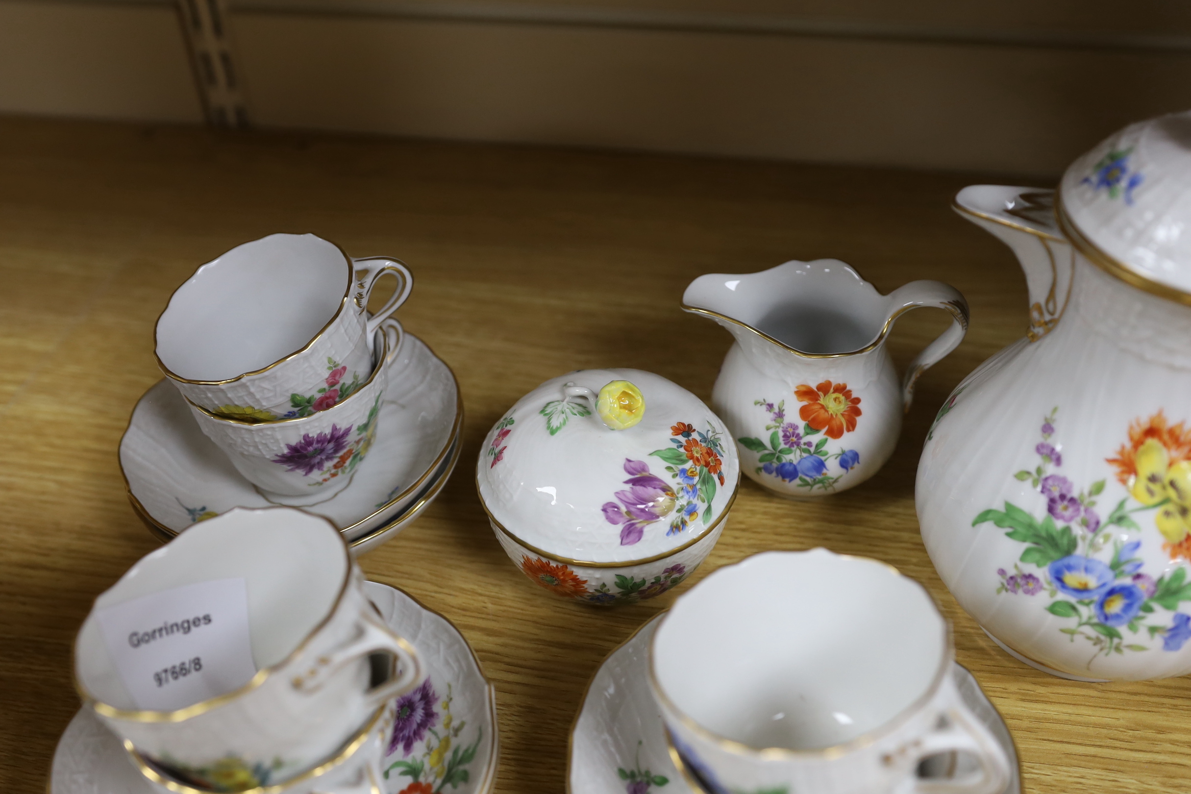 A Meissen six place coffee service (15)